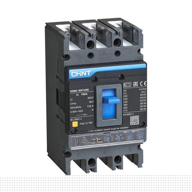 Выключатель автоматический 3п 125А 36кА NXMS-160F/3P с электрон. расцеп. (R) CHINT 264747