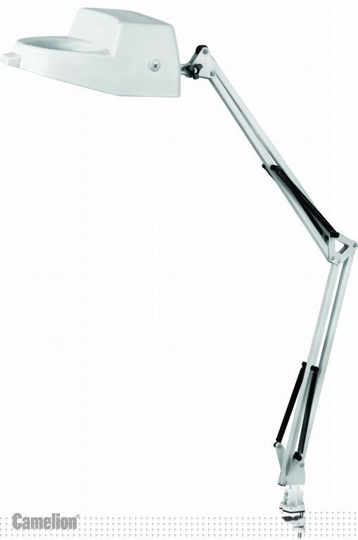 Светильник настольный KD-350 С01 струбцина с увелич. стеклом бел. Camelion 9225