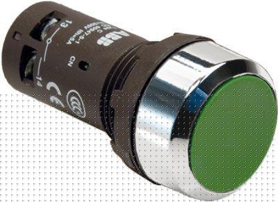 Кнопка CP1-30G-10 без фикс. 1HO зел. ABB 1SFA619100R3012