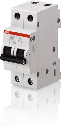 Выключатель автоматический модульный 2п C 20А 6кА SH202 C 20 ABB 2CDS212001R0204