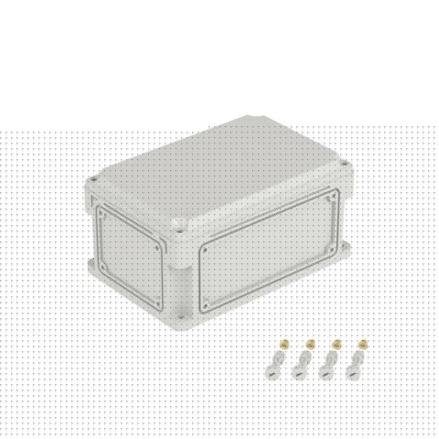 Корпус 300х200х146мм IP67 с непрозр. крышкой 21мм с фланцами пластик. DKC 532210