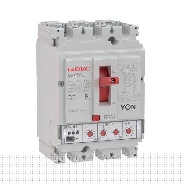 Выключатель автоматический 3п 160А 65кА Ir 0.4…1xIn Isd 1.5…10xIn YON MD160H-MR1