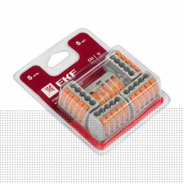 Клемма строительно-монтажная СМК 222-415 (блист.5шт) PROxima EKF plc-smk-415b