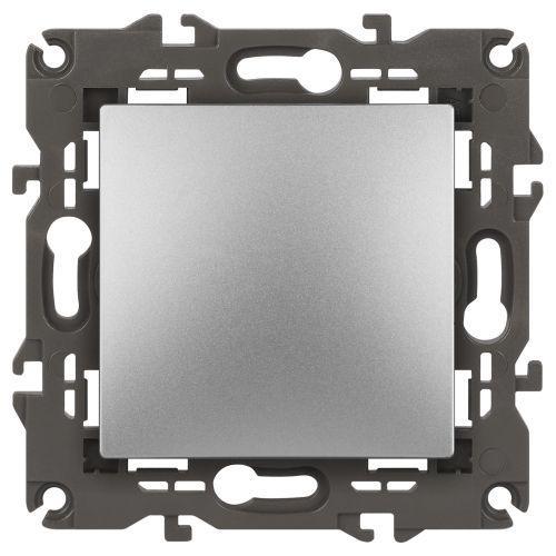 Переключатель 1-кл. СП Elegance 14-1103-03 10А IP20 250В 10AX механизм алюм. Эра Б0034224