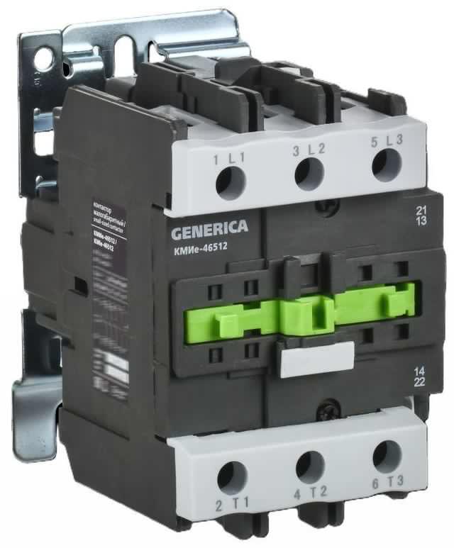 Контактор КМИе-46512 65А 400В/АС3 1НО; 1НЗ IEK KKME41-065-400-11