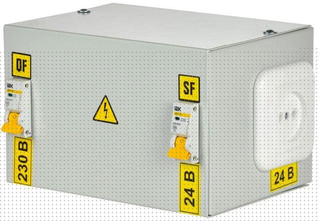 Ящик с понижающим трансформатором ЯТП 0.25 220/24В (2 авт. выкл.) IEK MTT12-024-0250