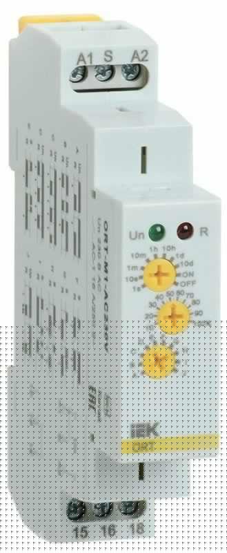 Реле времени многофункц. ORT 1 контакт 230В AC IEK ORT-M1-AC230V