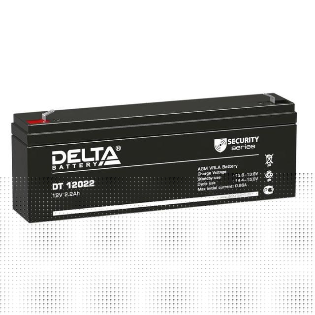 Аккумулятор ОПС 12В 2.2А.ч Delta DT 12022