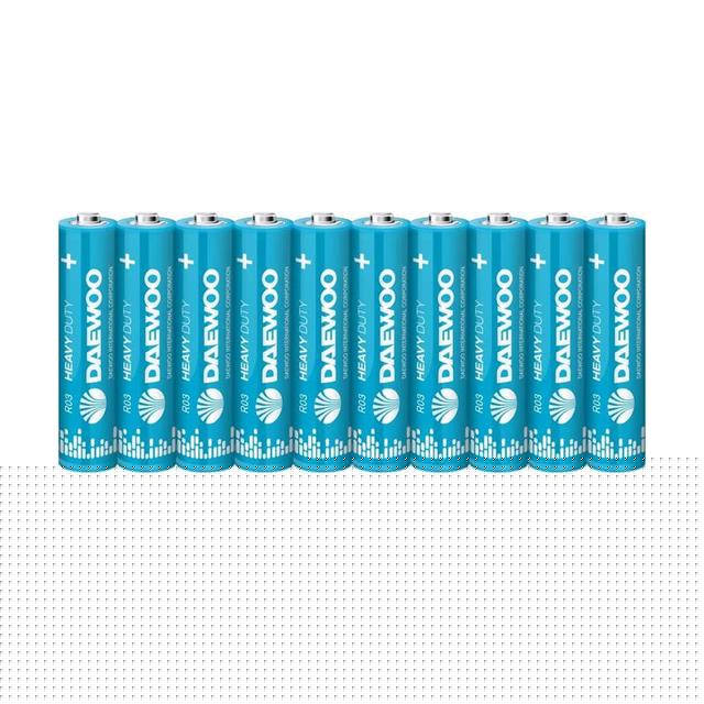 Элемент питания солевой AAA/R03 1.5В Heavy Duty Shrink-10 (уп.10шт) DAEWOO 5042148