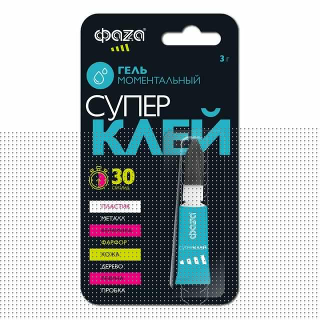 Супер-клей Гель 3г BL-1 GGl-3x1 ФАZА 5044081
