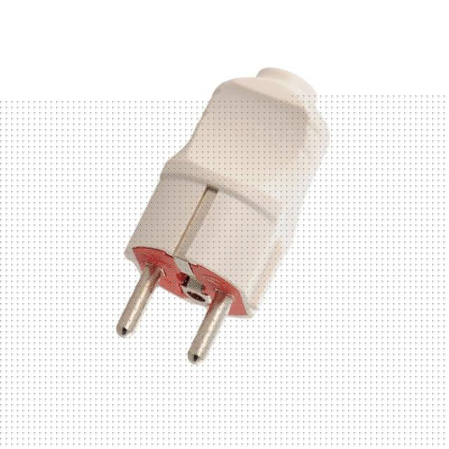 Вилка Accessories с заземл. UPS бел. LEZARD 715-0501-605
