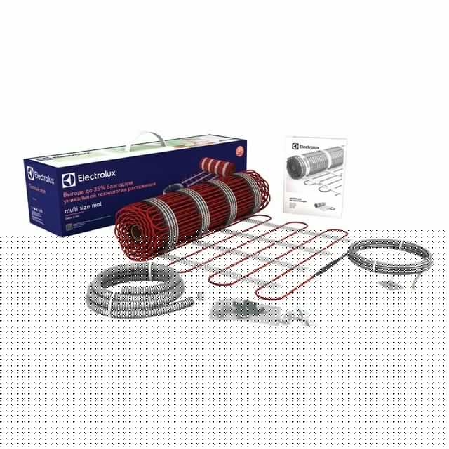 Комплект "Теплый пол" (мат) двухжил. 150Вт/кв.м 600Вт 4-5.5кв.м MULTI SIZE MAT EMSM 2-150-4 Electrolux НС-1016214