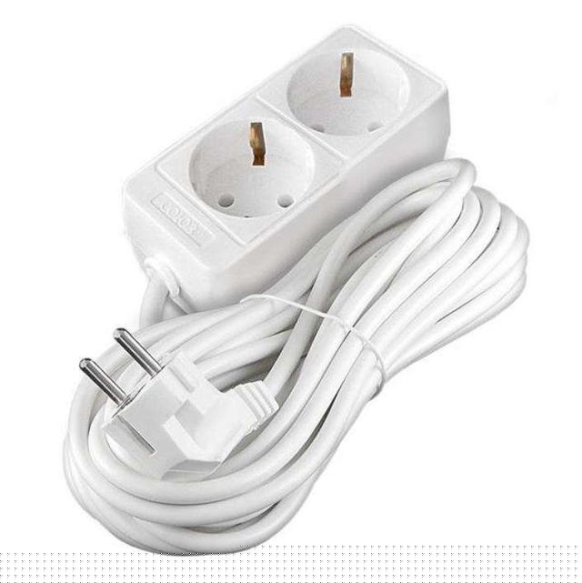 Удлинитель 2х3м с заземл. 10А IP20 2.2кВт ПВС Союз 481S-9203