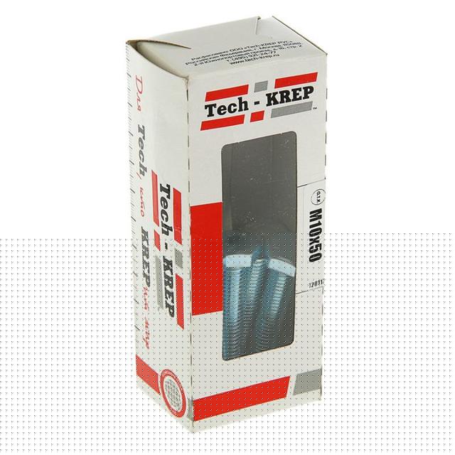 Болт DIN933 с шестигранной головкой М10х50 оцинк. (уп.10шт) Tech-KREP 105217