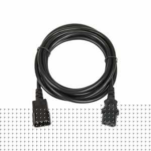 Кабель питания разъем C14 IEC 60320/разъем C13 IEC 60320 3х1кв.мм 250В 10А 1.8м черн. TLK TLK-PCM10-018