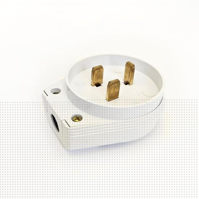 Разъем РШ-ВШ СП 32А 250В 2P+PE кругл. бел. TOKOV ELECTRIC TKL-OVSP-2P+PE-C01