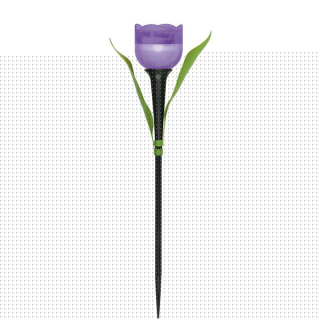 Светильник садовый USL-C-453/PT305 "Лиловый тюльпан" PURPLE TULIP IP44 солнечная батарея Uniel UL-00004278