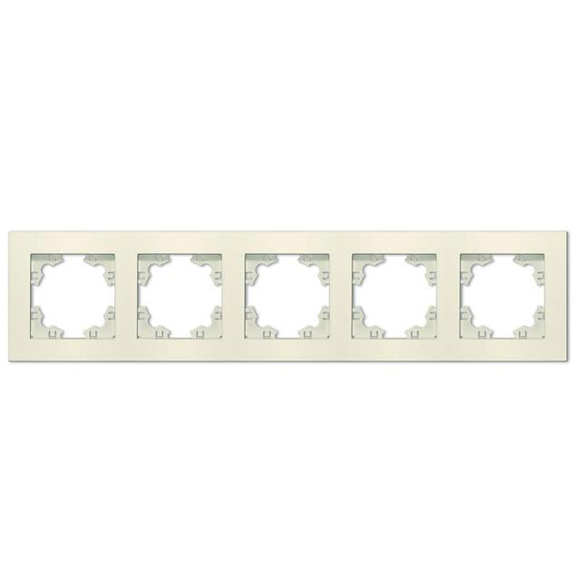 Рамка 5-м Афина универс. сл. кость (ivory) Universal A1042-I