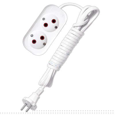 Удлинитель 2х3м без заземл. 6А IP20 У6-011 ШВВП 2х0.75 UNIVersal 9631912