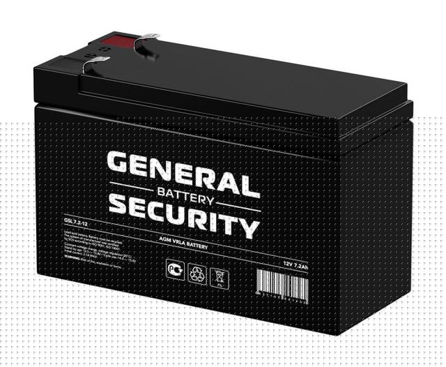 Аккумулятор 12В 7.2А.ч General Security GSL7.2-12 F2