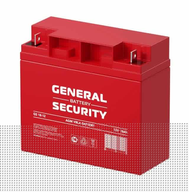 Аккумулятор 12В 18А.ч General Security GS18-12